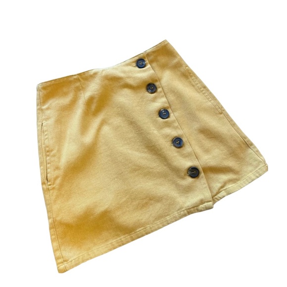 Chloe & Katie cute side button denim skirt - Picture 3 of 4